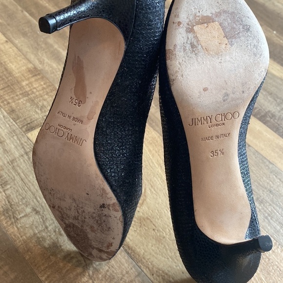 JIMMY CHOO glitter pumps size 35.5 - Picture 4 of 8